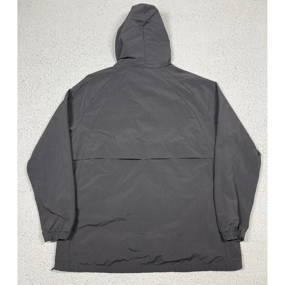 Jordan Jacket Mens Large Black Hooded Pullover Windbreaker Basketball 942729-011